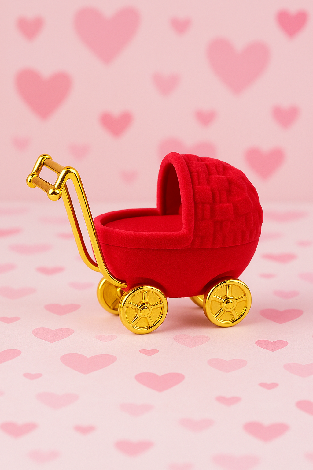 Fairytale Velvet Stroller Jewelry Box