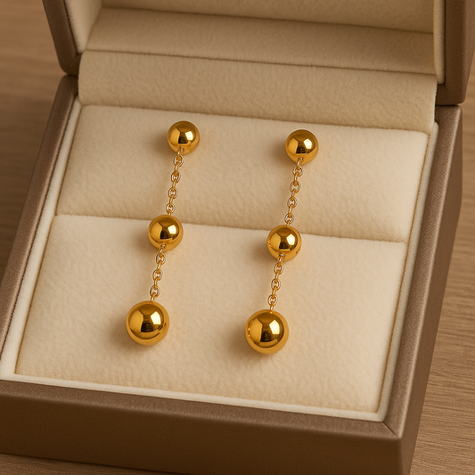 Gold Drop Earrings