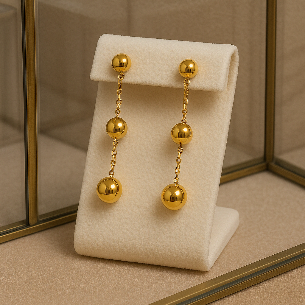 Gold Drop Earrings