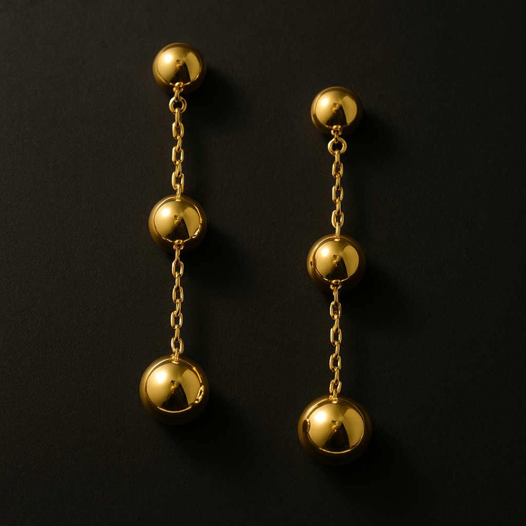 Gold Drop Earrings