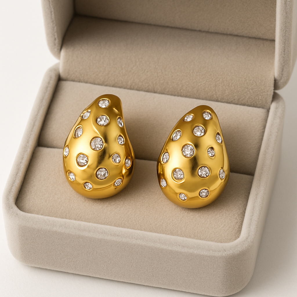Crystal TearDrop Earrings