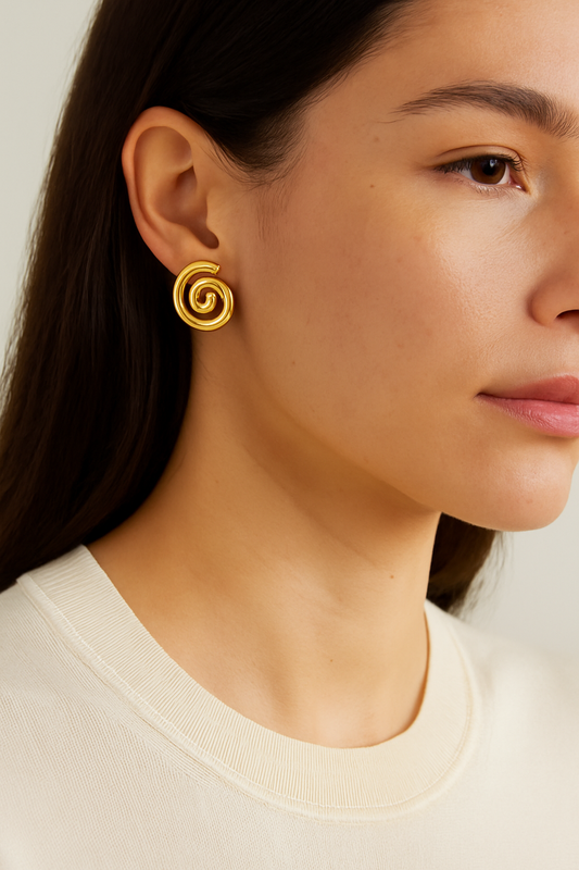 Spiral Glow Earrings