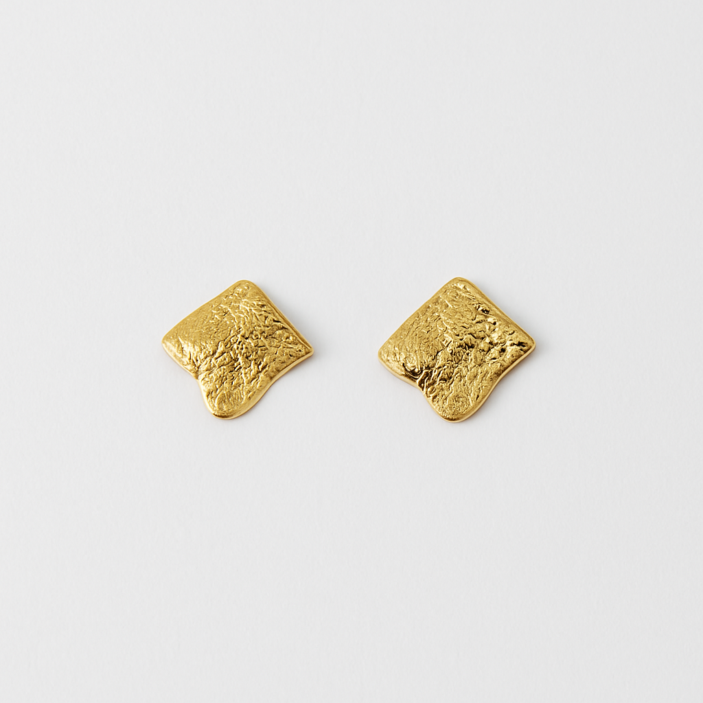 Molten Gold Fold Studs