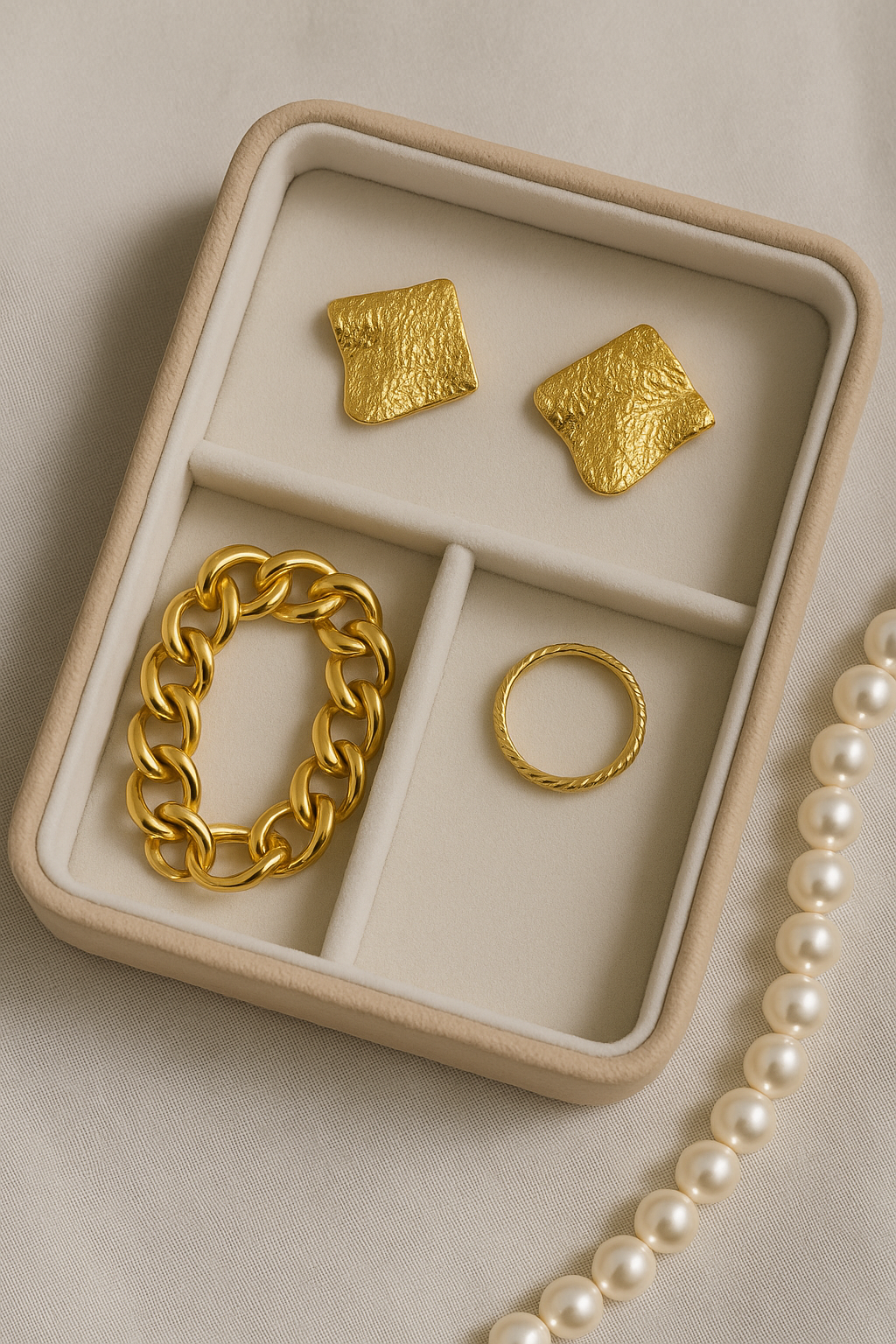 Molten Gold Fold Studs