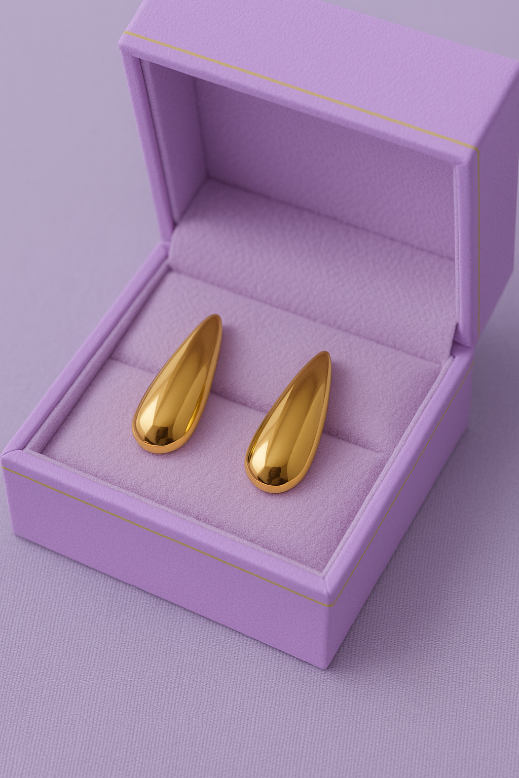 Golden Dew Teardrop Earrings