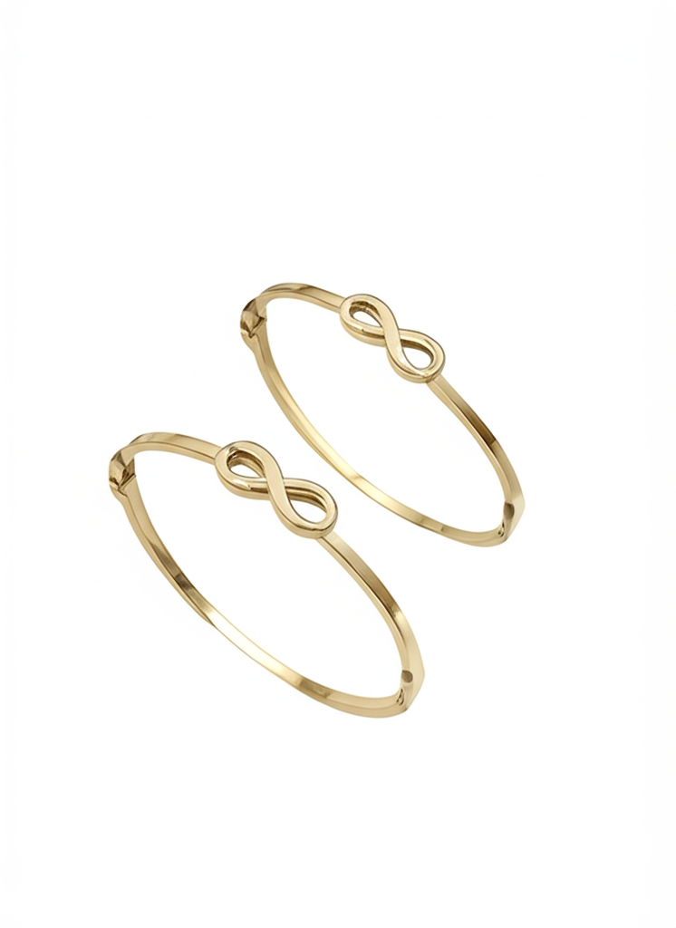 Eternal Grace Infinity Gold Bangle