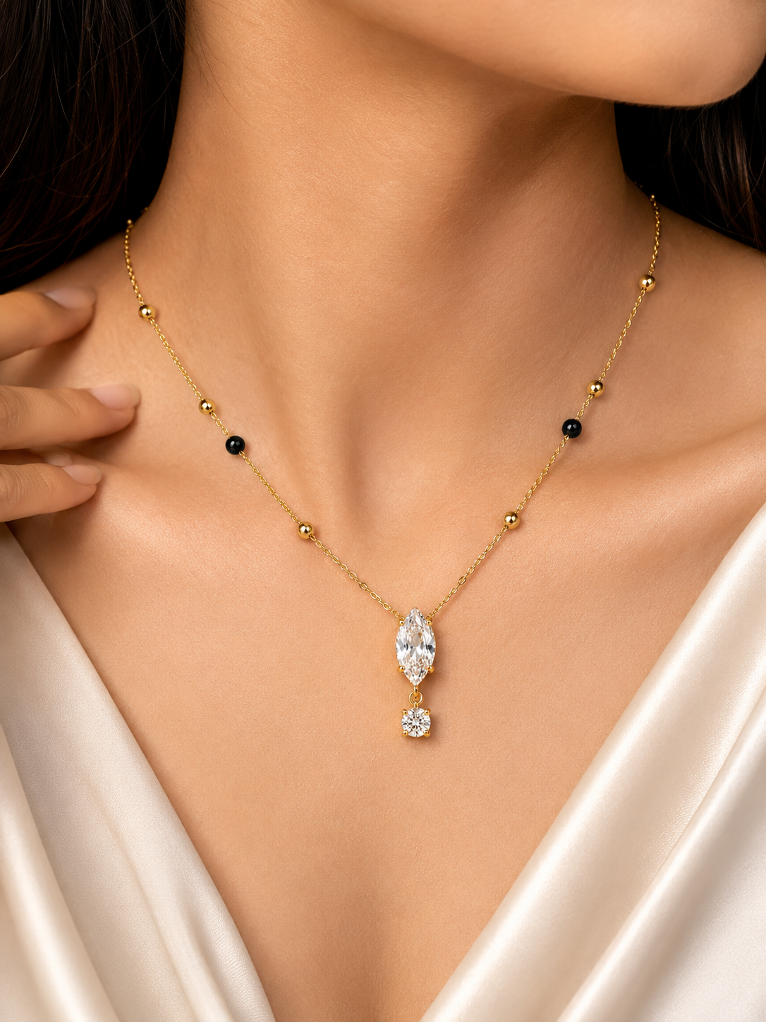 Saubhagya Marquise Mangalsutra