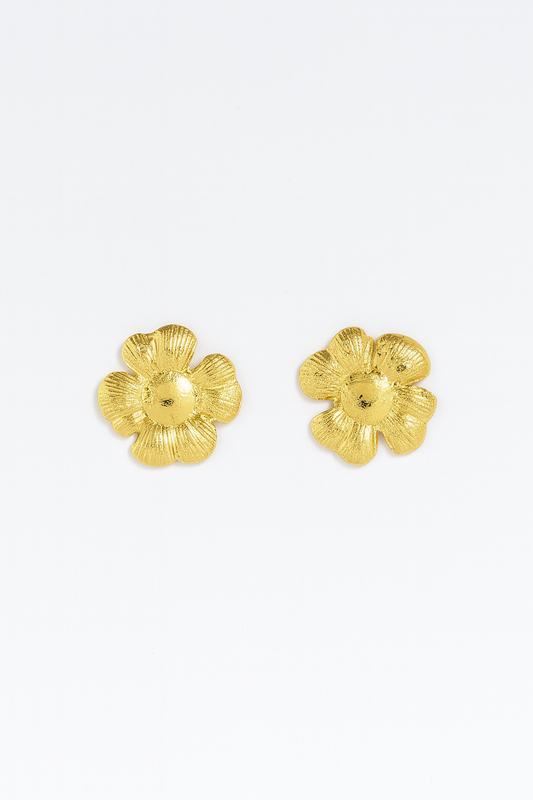 Golden Bloom Studs Earring