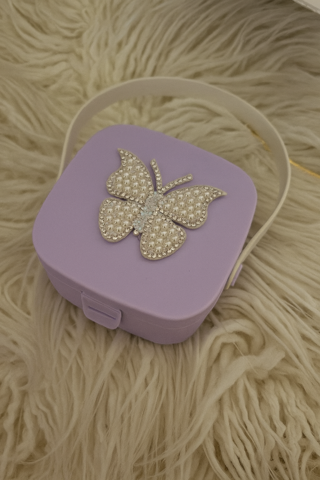 NewWish Butterfly Lavender Jewelry Box