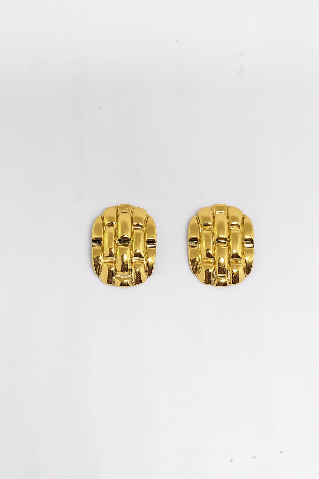 Luxe Textured Gold Earrings
