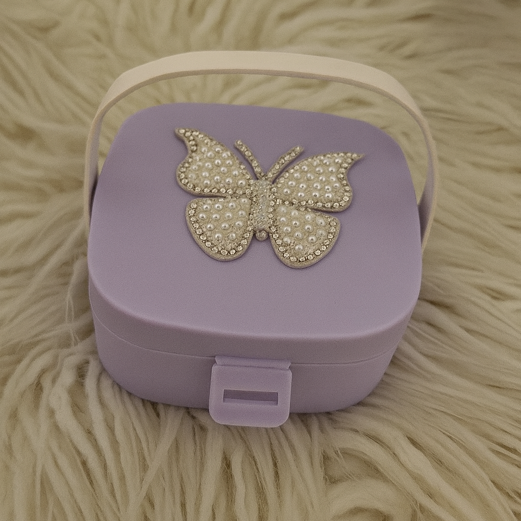 NewWish Butterfly Lavender Jewelry Box