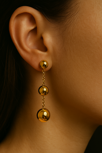Gold Drop Earrings