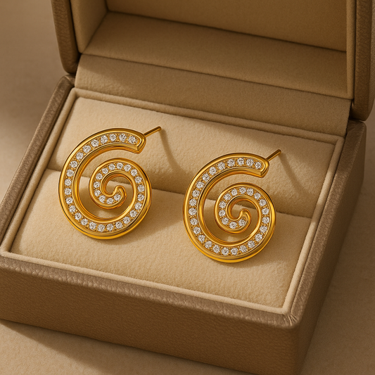 Spiral Luxe Earrings