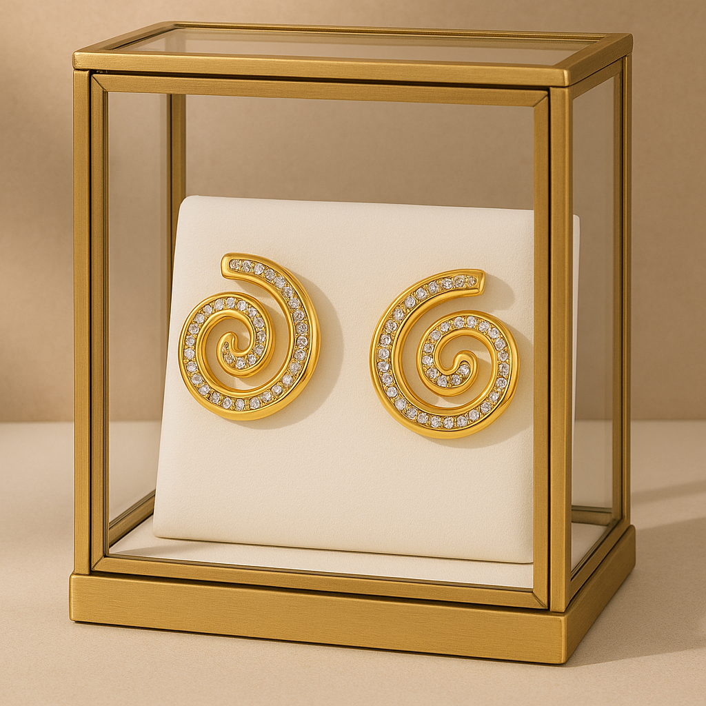 Spiral Luxe Earrings
