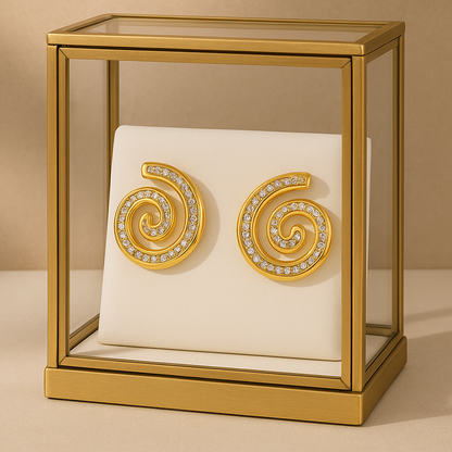 Spiral Luxe Earrings