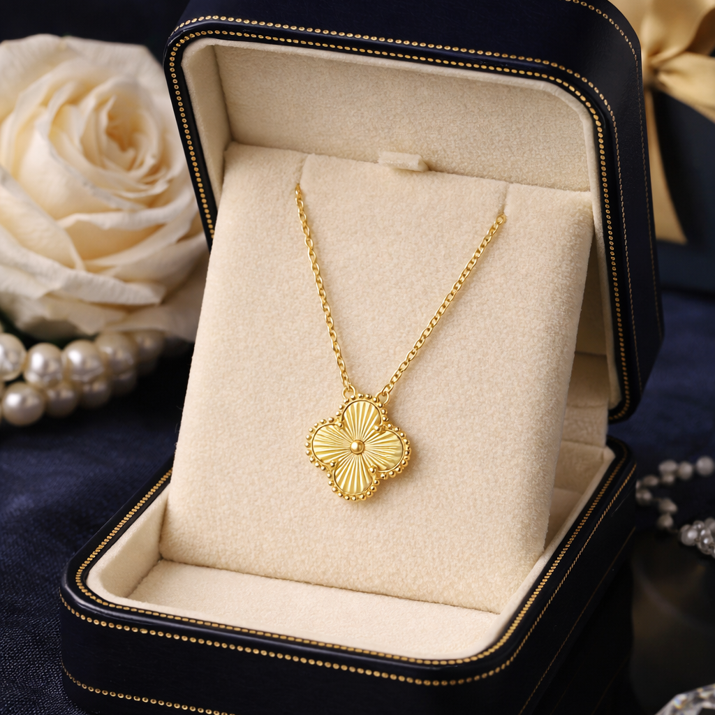 GoldClover Necklace