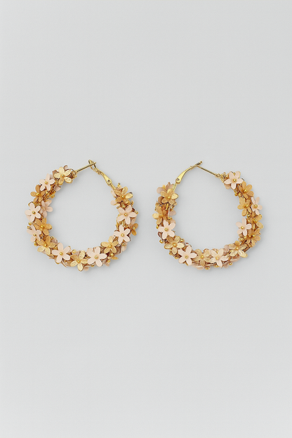 Blush Bloom Floral Hoop