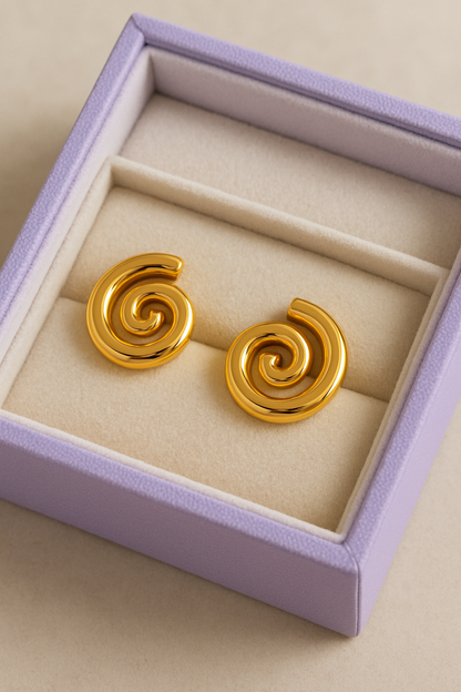 Spiral Glow Earrings