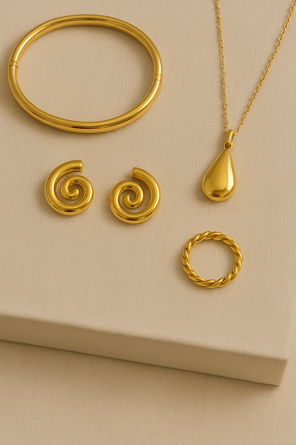 Spiral Glow Earrings