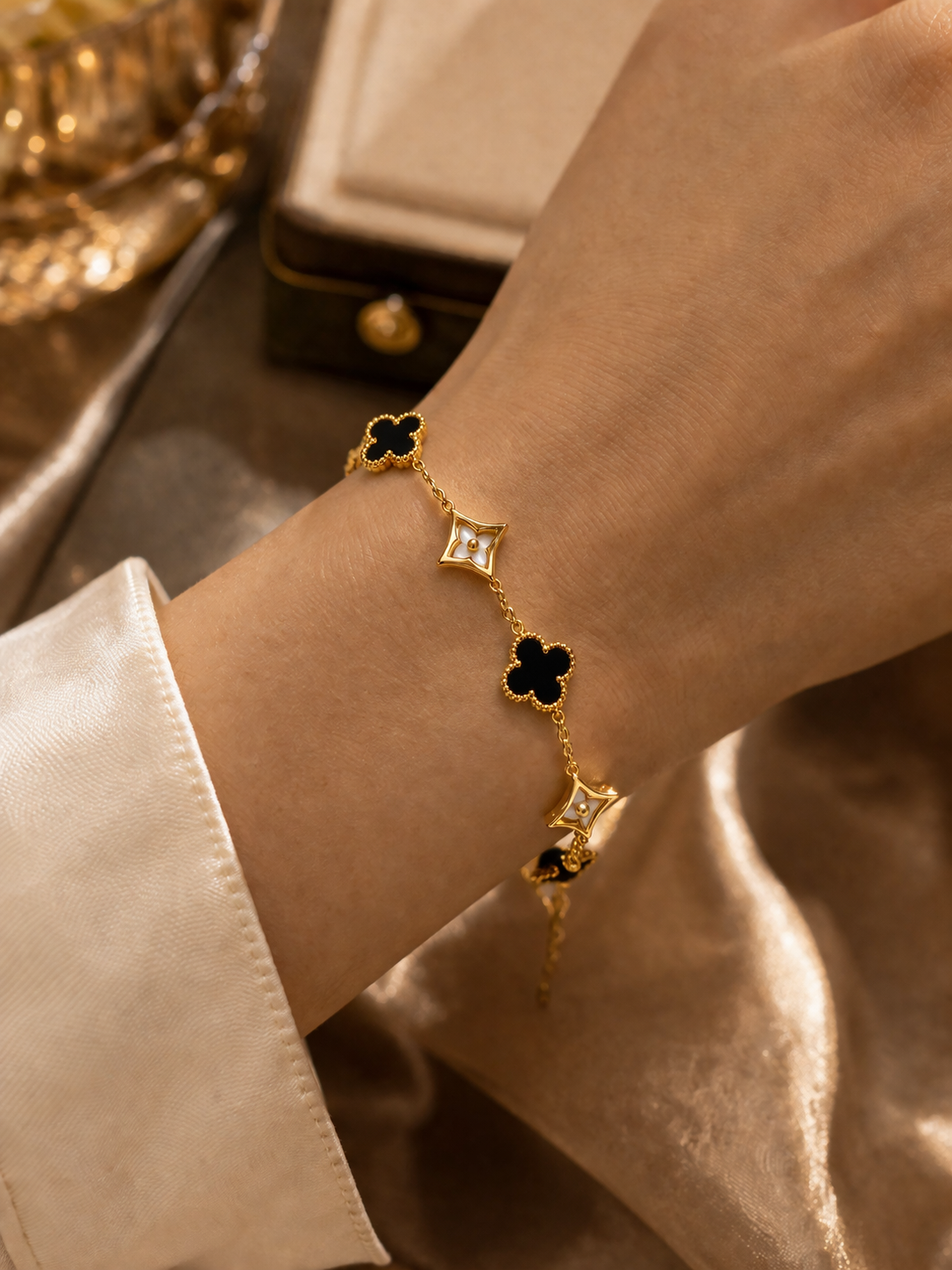 Starlight Clover Bracelet