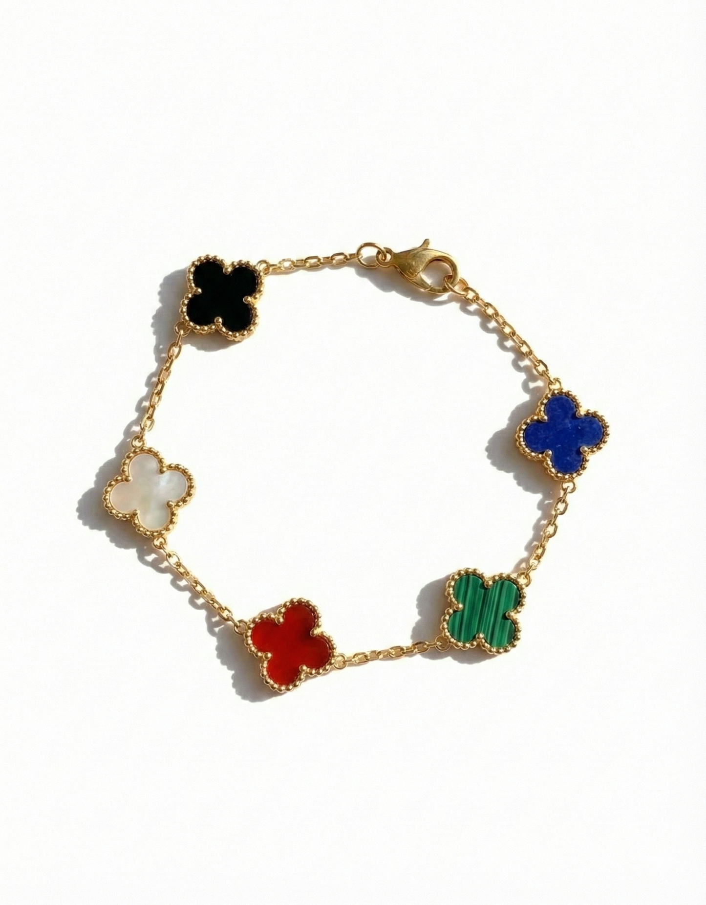 Multicolor Clover Bracelet