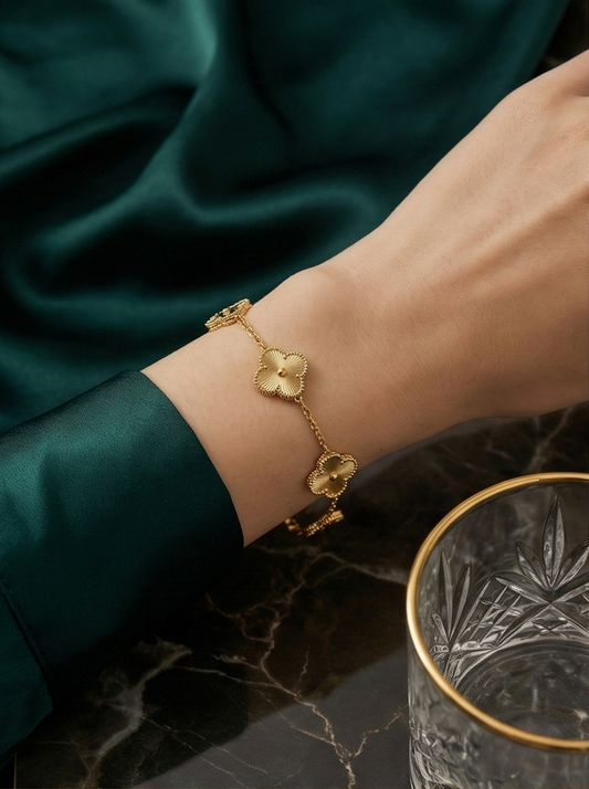 GoldClover Bracelet