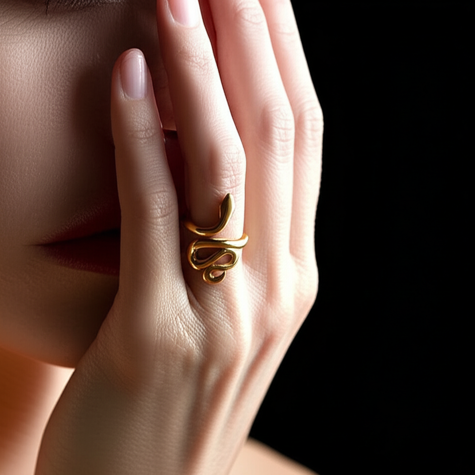 Serpent Snake Ring
