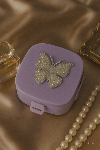 NewWish Butterfly Lavender Jewelry Box