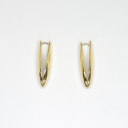 Golden Sleek Hoop