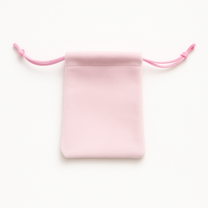 Light Pink Velvet Pouch