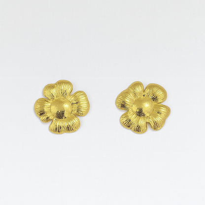 Golden Bloom Studs Earring