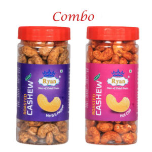 Ryan Roasted Cashew combo ( Salt n Herb & Hot Chili) 2pc ( 396gm)