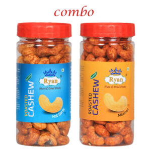 Ryan Roasted Cashew nut combo pack ( Hot chili & Mexican) 2pc ( 396gm)